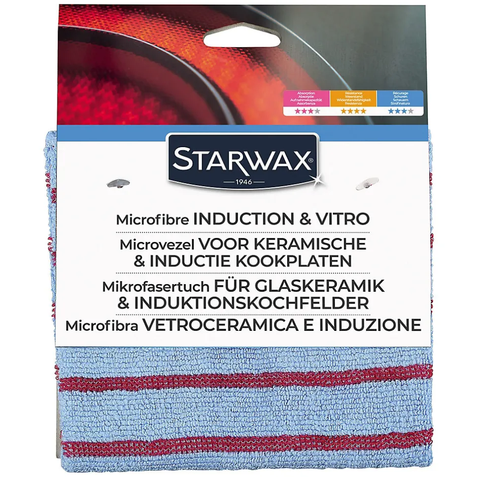 Starwax Chiffon microfibre spéciale vitrocéramique et induction
