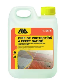Fila Cire de protection satinée SATIN - Auto-lustrante - Pour Pierres Naturelles et Terre Cuite - Le Bidon de 5 Litres