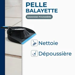 Starwax Combiné pelle + balayette bleu