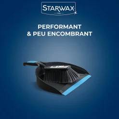 Starwax Combiné pelle + balayette bleu