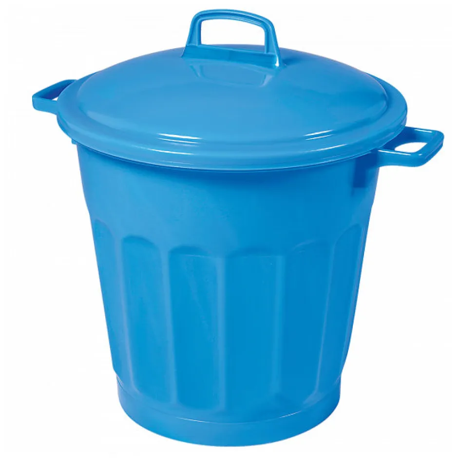 Gilac Conteneur alimentaire rond HACCP 50 L - bleu