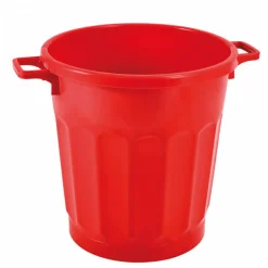 Gilac Conteneur alimentaire rond HACCP 50 L - rouge