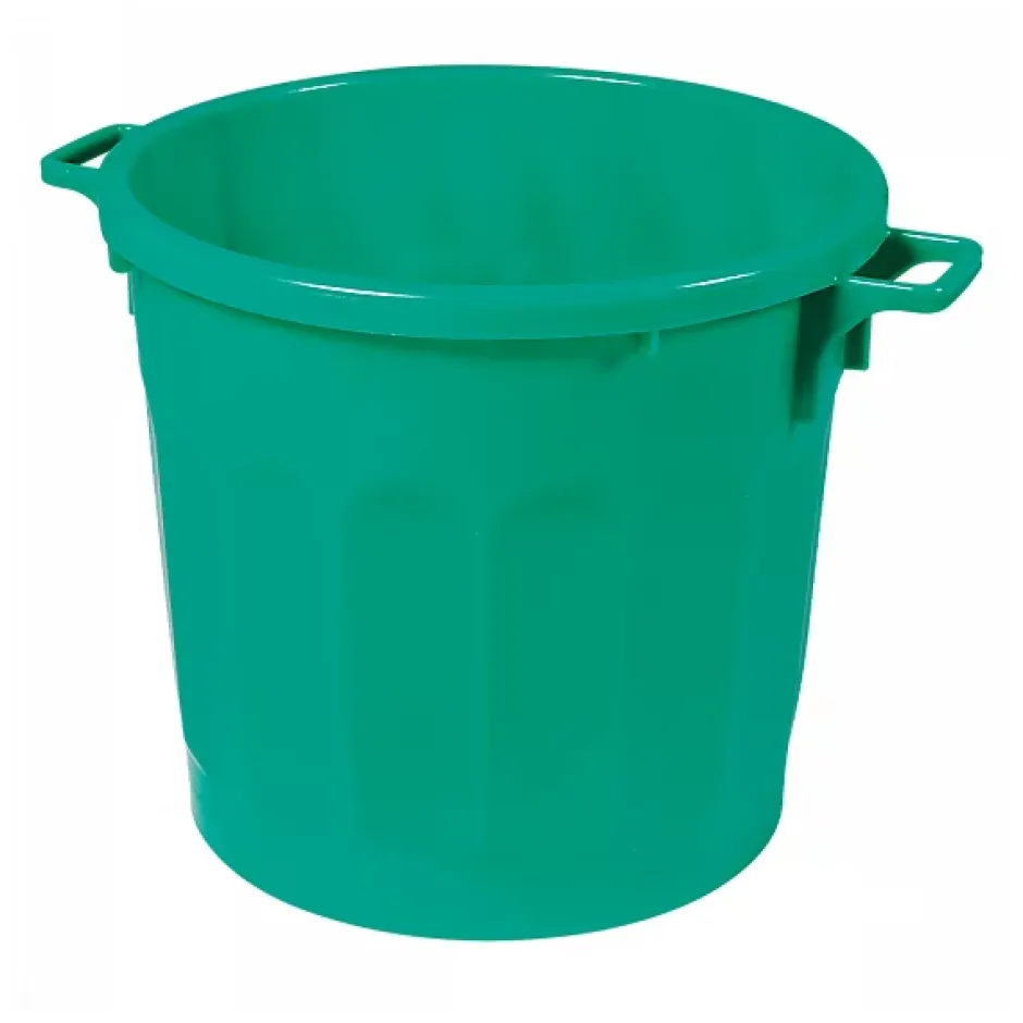 Gilac Conteneur alimentaire rond HACCP 75 L - vert Discount