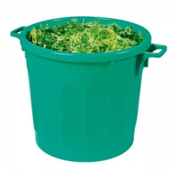 Gilac Conteneur alimentaire rond HACCP 75 L - vert Discount
