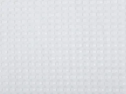 Vente-unique Couette 2 en 1 double face légère - 240 x 260 cm - 250gr/m² - Blanc tissu nid d'abeille - NANSHI