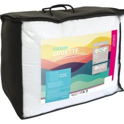 Linnea Couette 4 saisons 200x200 cm COCOON garnissage fibre polyester 500g/m2