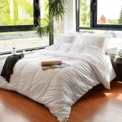 Bleu Calin Couette anti transpirante 200 gr/m² 200 x 200 cm pour lit 120 x 190 cm