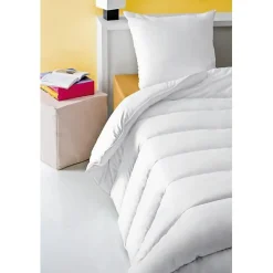 Abeil Couette anti-acariens - 220 x 240 cm - Chaude - 400 g/m² 2 personnes - Blanc -