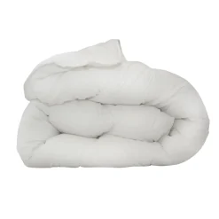 Abeil Couette anti-acariens chaude 140 x 200 cm polyester blanc