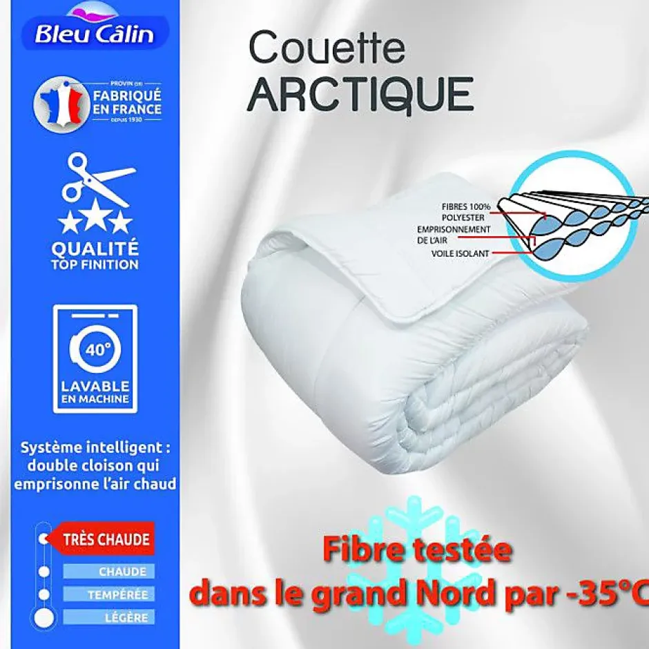 Bleu Calin Couette Arctique 240 x 260 cm pour lit "King size" Online