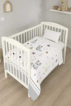 Mortreux Couette Bébé Imprimée Sapin futé - 80x120 - 16084-3