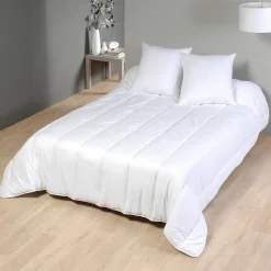 Mortreux Couette blanche chaude à bouillir 220x240 cm 340 grs