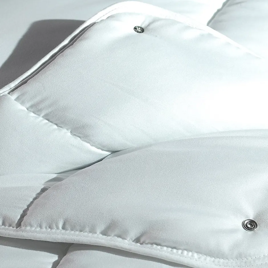 Mortreux Couette blanche toutes saisons 140x200 cm microfibre Hot