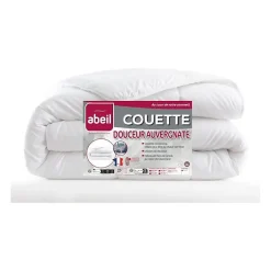 Abeil Couette chaude 400gr/m² Douceur Auvergnate - 140 x 200 cm - 1 personne - New