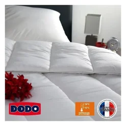 Dodo Couette chaude Vancouver - 220 x 240 cm - 400gr/m² - Blanc - Outlet