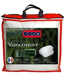 Dodo Couette chaude Vancouver - 200 x 200 cm - 400gr/m² - Blanc - Online