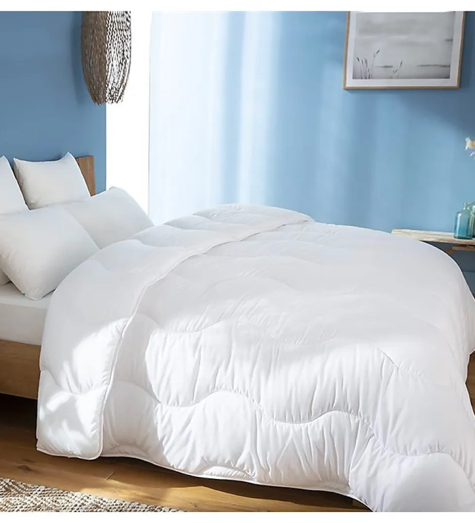 Abeil Couette de lit premium tempérée 350g blanc Aerelle soft flex Dimension - 200x200