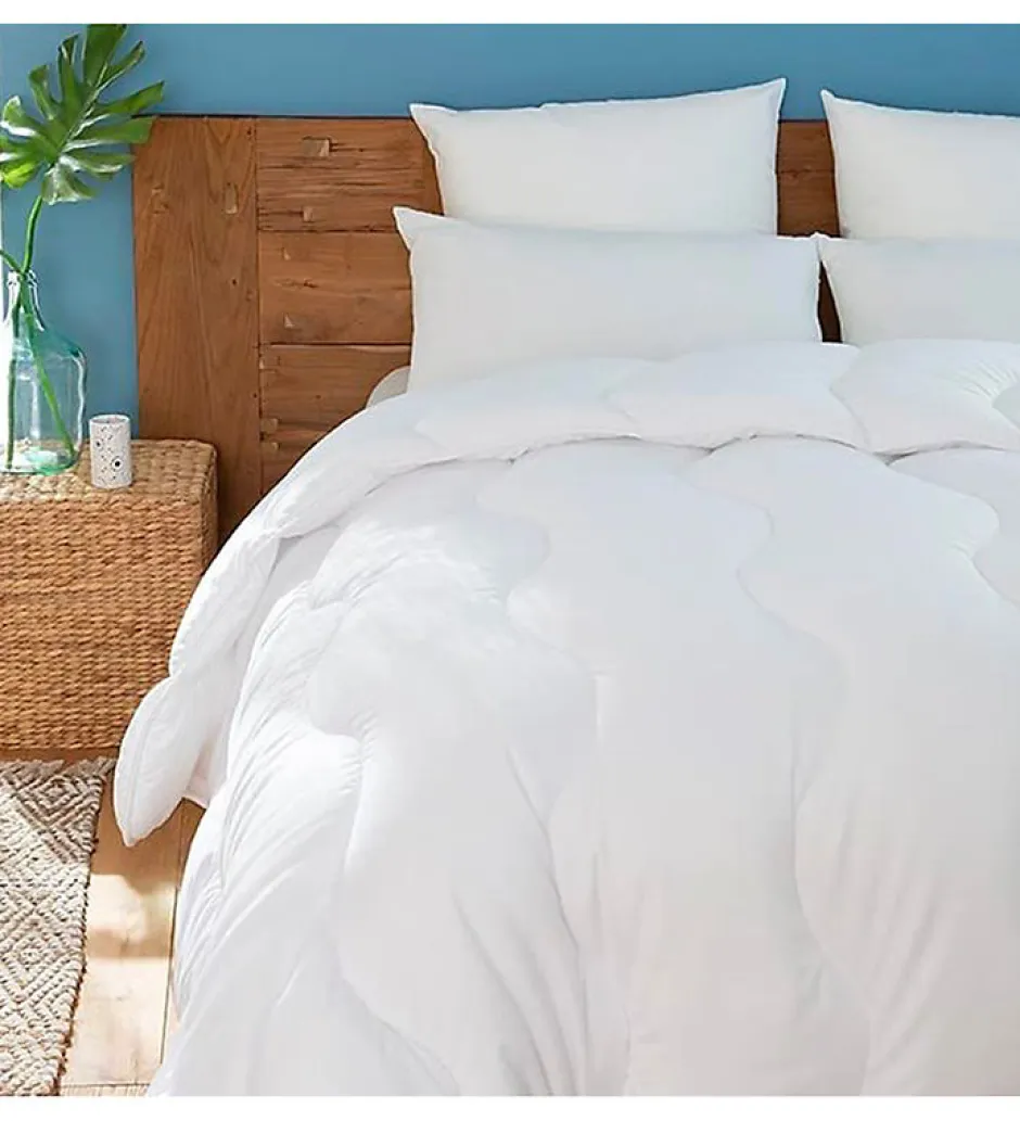 Abeil Couette de lit premium tempérée 350g blanc Aerelle soft flex Dimension - 200x200