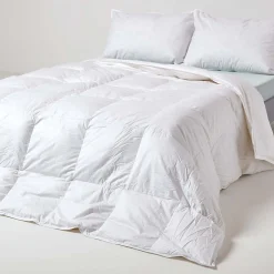 Homescapes Couette de Luxe tempérée printemps/été en duvet de canard 9 Tog - 230 x 220 cm -