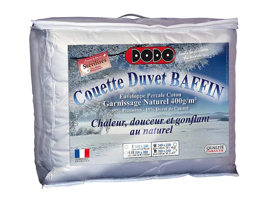 Dodo Couette Naturelle Duvet - 240x260 cm - BAFFIN