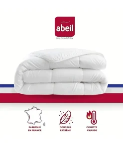 Abeil Couette Douceur Auvergnate - 200 x 200 cm - Chaude - 2 personnes - Hot