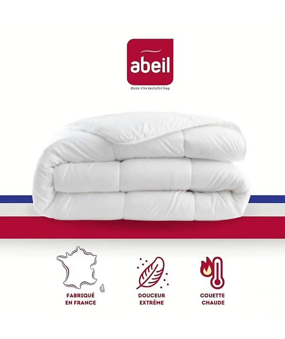 Abeil Couette Douceur Auvergnate - 200 x 200 cm - Chaude - 2 personnes - Hot