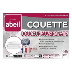 Abeil Couette Douceur Auvergnate - 220 x 240 cm - Chaude - 2 personnes -