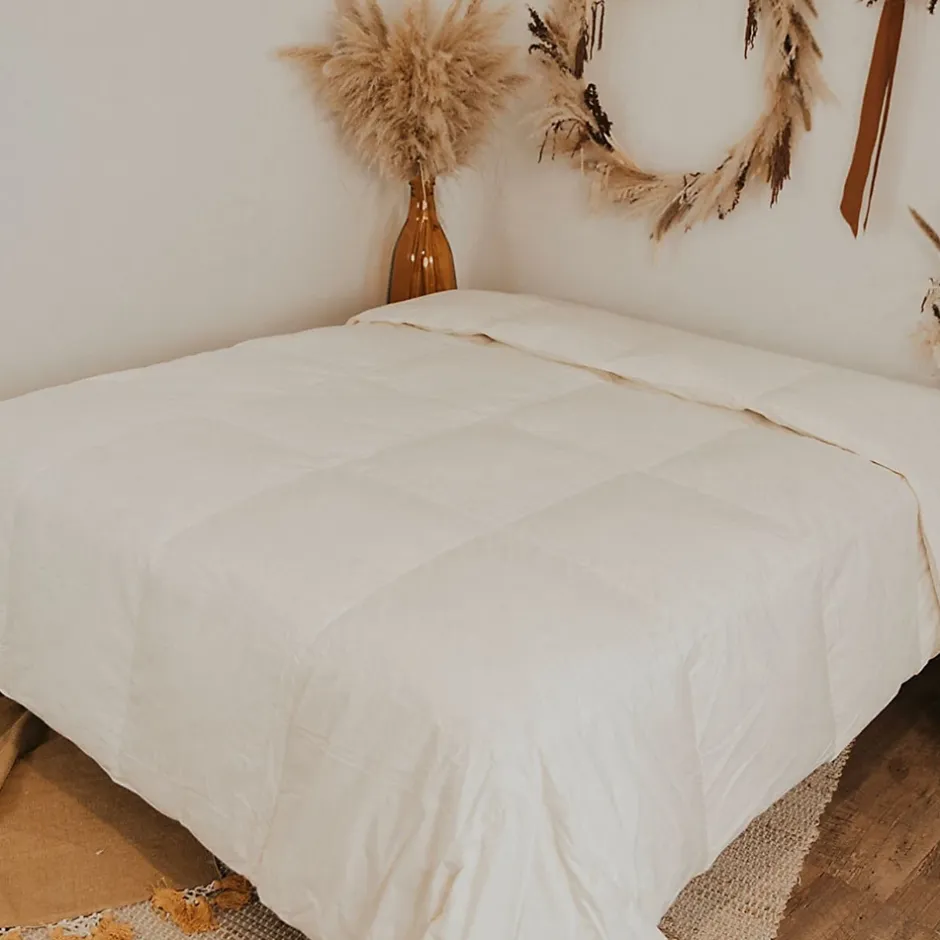 Olympe Literie Couette Duvet et Plumes Natura 200x200 cm Hot