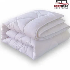 Herzberg Couette en microfibre 200X200cm Blanche HG22067WD