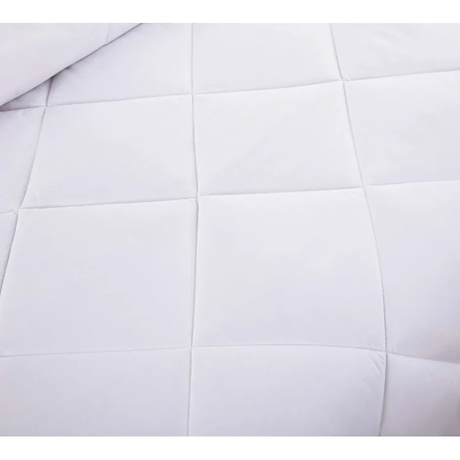 Herzberg Couette en microfibre 200X200cm Blanche HG22067WD