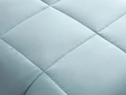 Vente-unique Couette enfant légère - 140 x 200 cm - 180g/m² - Fibre de soja toucher peau de pêche - Bleu - THERMO CONTROL Hot