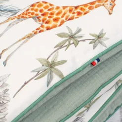 Sevira Kids Couette et oreiller enfant prêt à dormir Safari