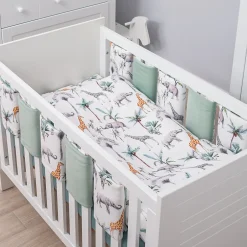Sevira Kids Couette et oreiller enfant prêt à dormir Safari