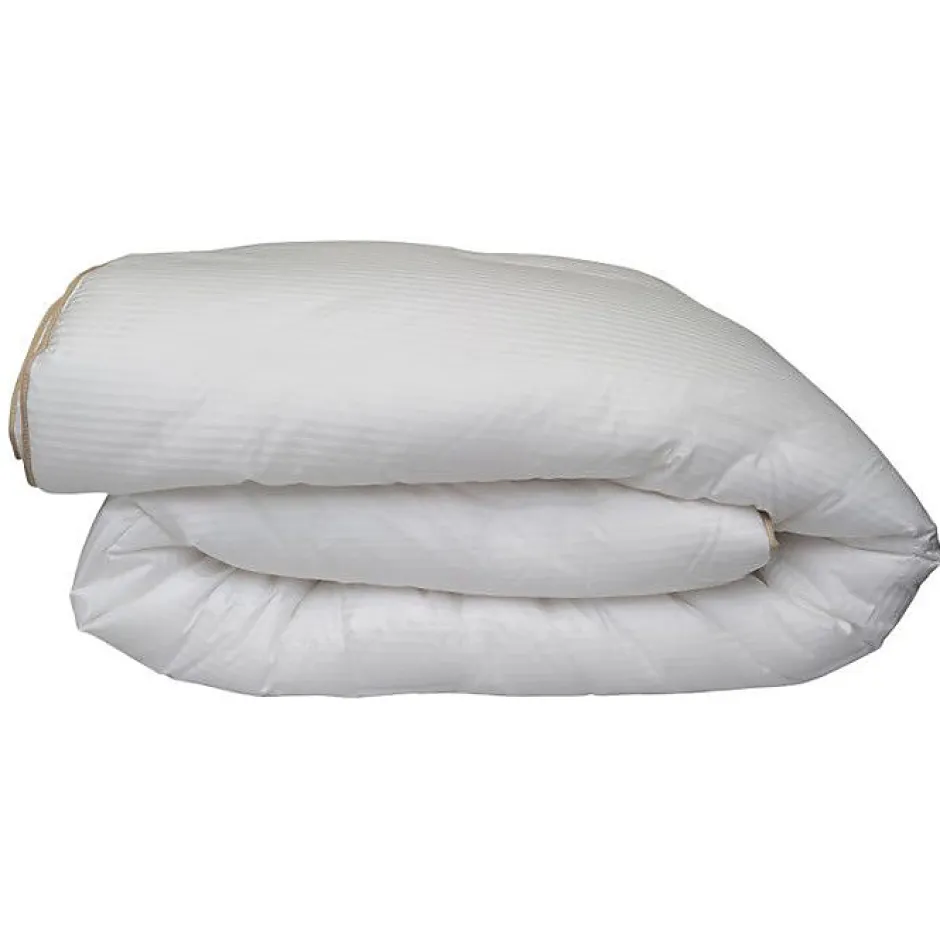 Lestra Couette "Fjord Grand Hotel" Chaude Satin de coton rayé - 240 x 260 cm pour lit King size