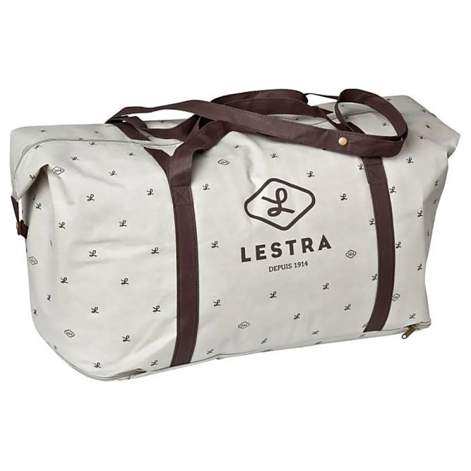 Lestra Couette "Fjord Grand Hotel" Chaude Satin de coton rayé - 240 x 260 cm pour lit King size