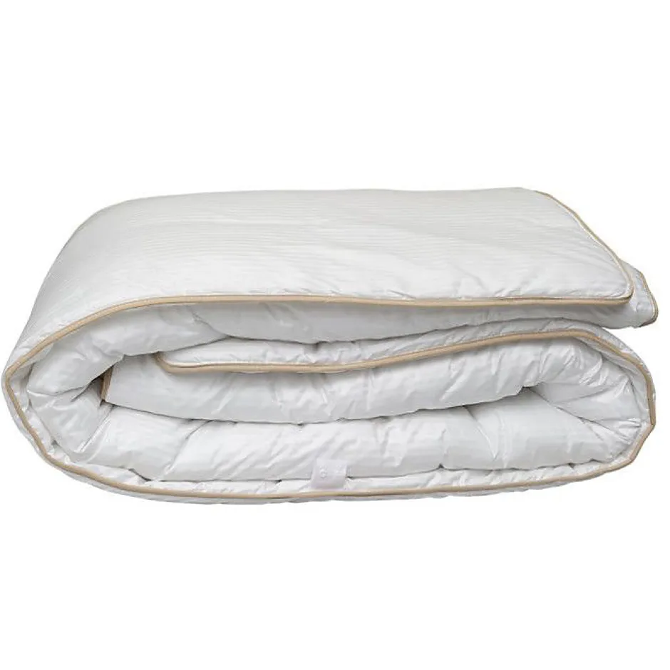 Lestra Couette "Fjord Grand Hotel" Légère Jumelable Satin de coton rayé - 240 x 280 cm pour lit 180 x 200 à 200 x 200 King size