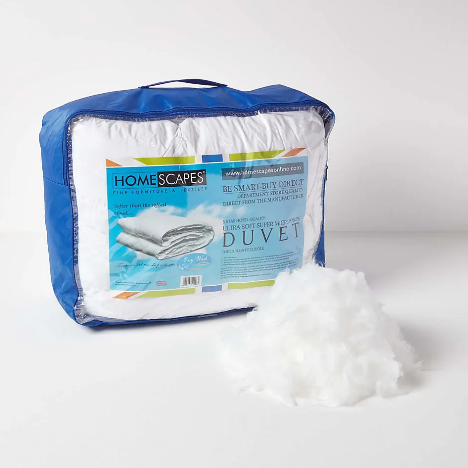 Homescapes Couette hiver 260 x 220 cm en microfibre 13.5 Tog -