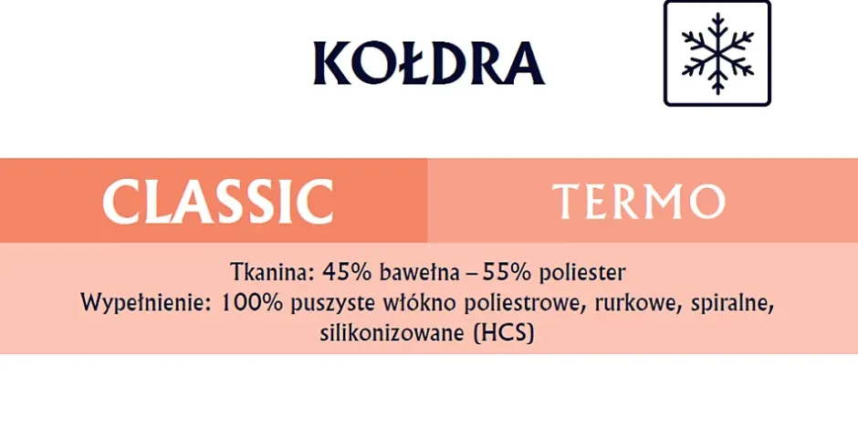 Senna Home Couette hiver 135x200 CLASSIC TERMO Blanc Best