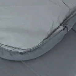 Linnea Couette hiver 200x200 cm COCOON BICOLORE Acier/Argent garnissage fibre polyester 400g/m2 Online