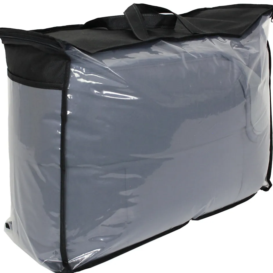 Linnea Couette hiver 260x240 cm COCOON BICOLORE Acier/Argent garnissage fibre polyester 400g/m2