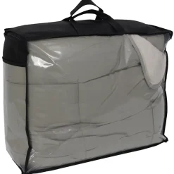 Linnea Couette hiver 200x200 cm COCOON BICOLORE Taupe/Lin garnissage fibre polyester 400g/m2 Hot