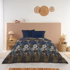 Bleu Calin Couette Imprimée Chaude 140x200cm LA FLORALE Online