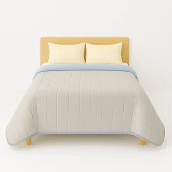 Mortreux Couette légère Gris clair / Bleu ciel - 2 personnes 220 x 240 - 13242-4
