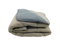 Mortreux Couette légère Gris foncé / Taupe - 2 personnes 220 x 240 - 13242-3