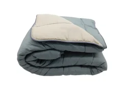Mortreux Couette légère Gris foncé / Taupe - 2 personnes 220 x 240 - 13242-3