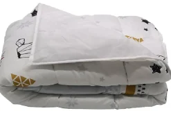 Mortreux Couette légère imprimée sapin futé - 1 personne 140 x 200 - spécial été - 20644