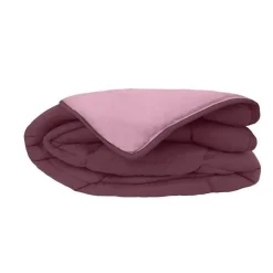 Toison d'Or Couette Microfibre 400g/m² CALGARY Prune & Parme 240x260cm