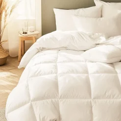 Sensei Maison Couette naturelle - Tempérée - 30% duvet 300 g/m² 260x240 cm NEVADA Discount