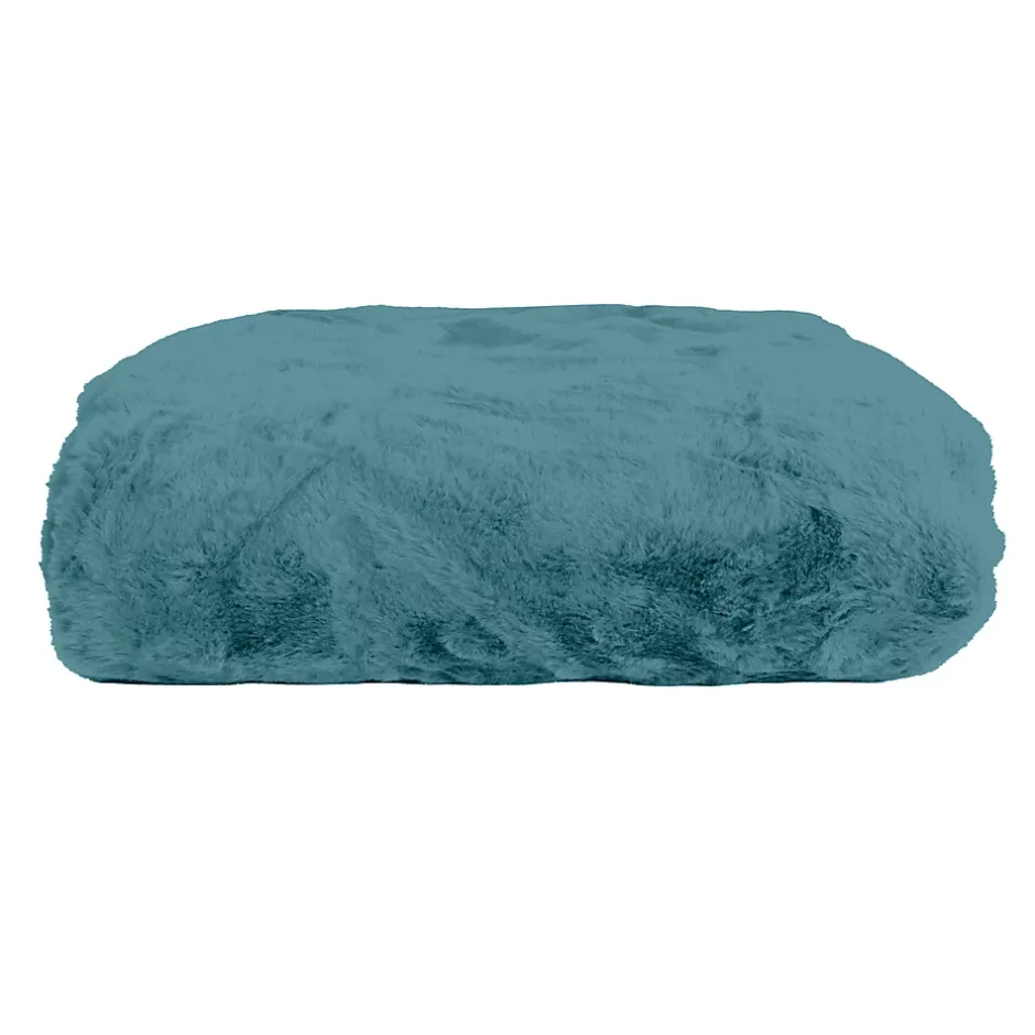Sacasa Couette Plaid bleue MINNOR 100% Polyester - 130x170 cm - Clearance
