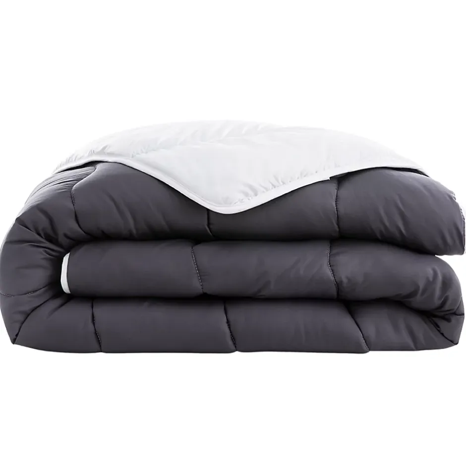 Abeil Couette tempérée 140 x 200 cm bicolore polyester gris et blanc Online